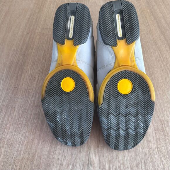 Reebok RB 811 FLU Men’s Size 15 Grey & Yellow Sneakers — Rare Vintage RBK - Picture 7 of 8